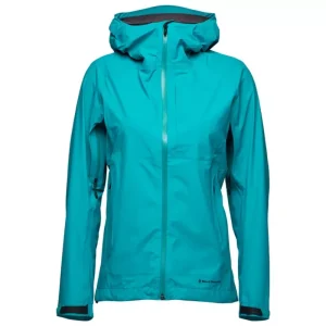Black Diamond Highline Stretch Shell Jakke Dame Turkis
