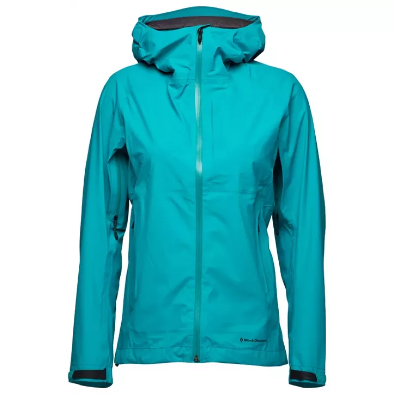 Black Diamond Highline Stretch Shell Jakke Dame Turkis - Image 2