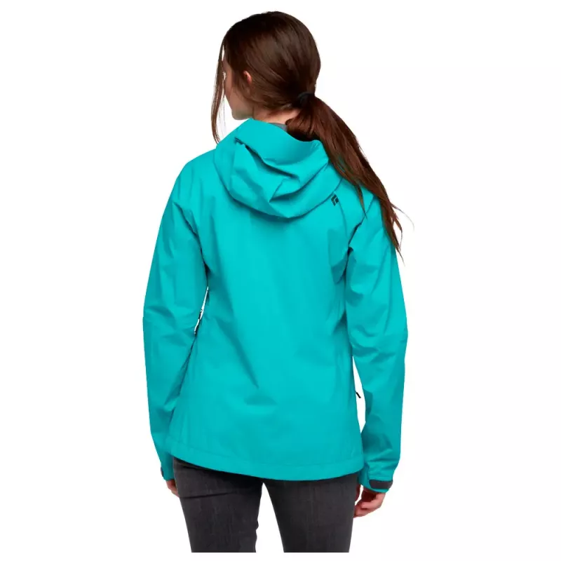 Black Diamond Highline Stretch Shell Jakke Dame Turkis - Image 4