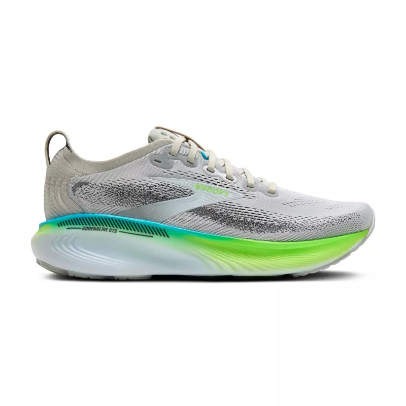 Brooks Adrenaline GTS 25 Grå/Grønn Herre - Image 4