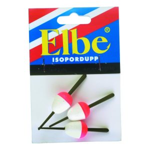 Elbe Isopordupp 16X20mm 3pk Hvit Rød
