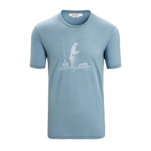 Icebreaker Herre Tech Lite II T-skjorte Polar Paddle