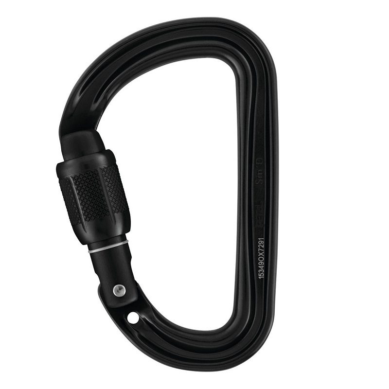 Petzl Sm’D svart karabin