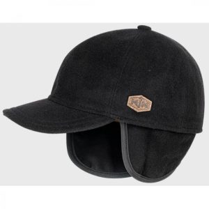 MJM Caps m ørelapper ull Sort