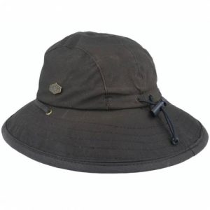 MJM Oilskin hatt Brun