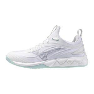 Mizuno Wave Luminous 3 Dame Hvit / Lys Blå