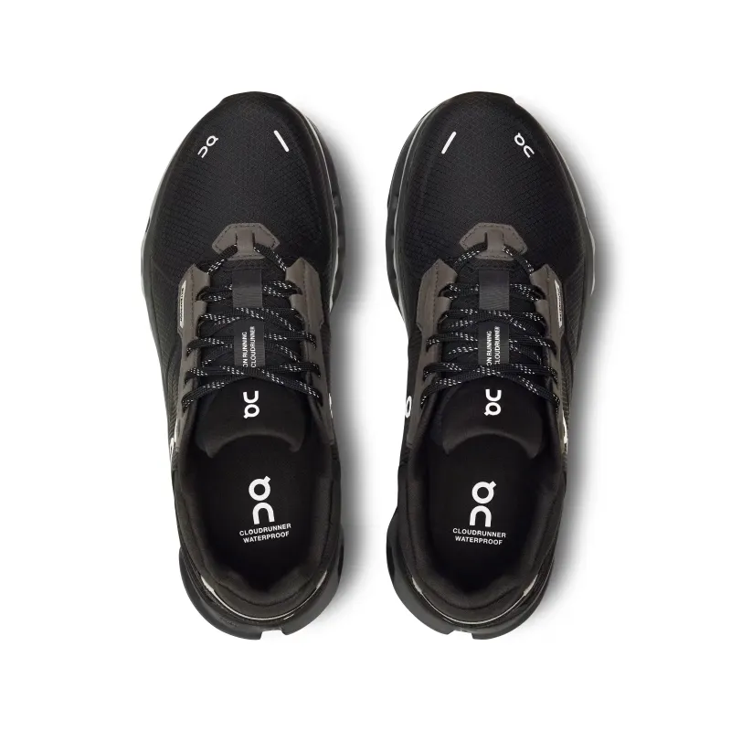 ON Cloudrunner 2 Vanntett Dame Sort - Image 4