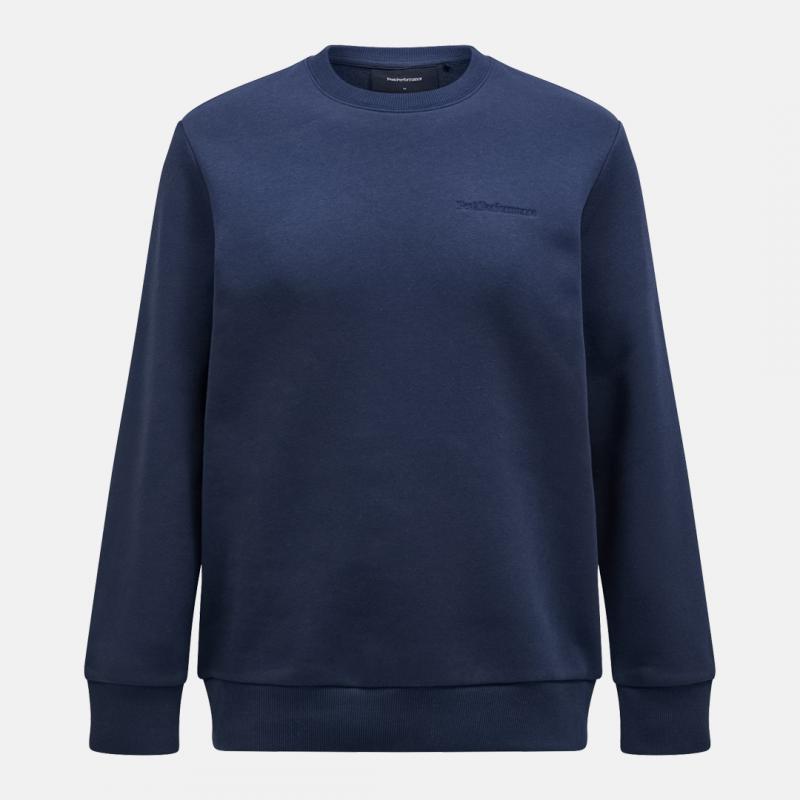 Peak Performance Original Small Logo Crew Herre Marine - Image 2