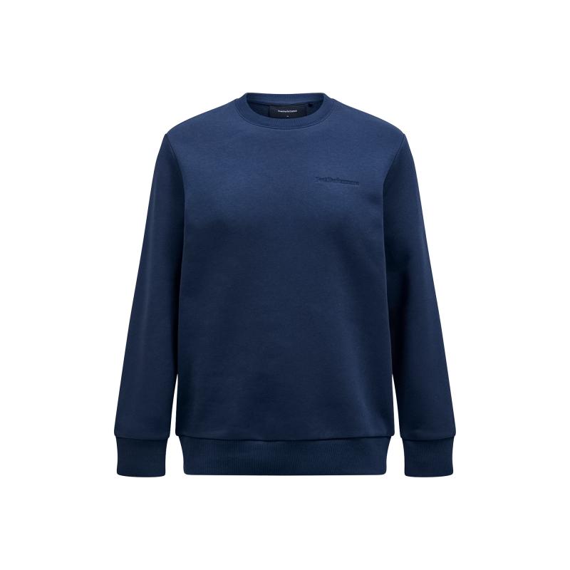 Peak Performance Original Small Logo Crew Herre Marine - Image 5