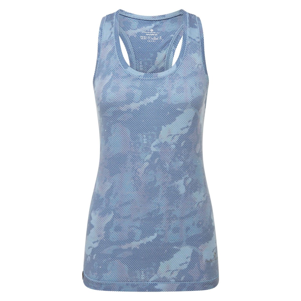 Løpesinglet Dame – Ronhill Golden Hour Singlet – Tidal Watercolour