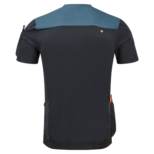 Løpe T-shirt – Ronhill Ultra 1/2 Zip – Peacoat/Peach - Image 3