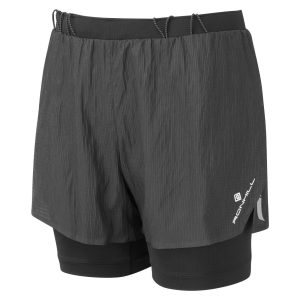 Løpeshorts Dame – Ronhill Race Twin Short – Svart