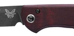 Benchmade Weekender Burgundy-kniv 317BK_02