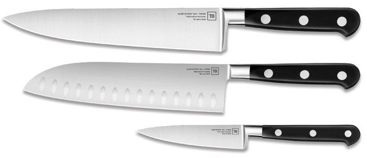 Ideal Forged TB Maestro 3-delt sett – Santoku kjøkkenkontor