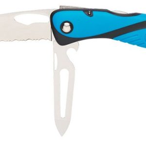 Wichard Offshore-kniv med blandet blad + spleiser for makulering