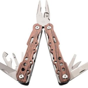 Herbertz 9-delt 10,5 cm lang tang i rustfritt stål i trestil