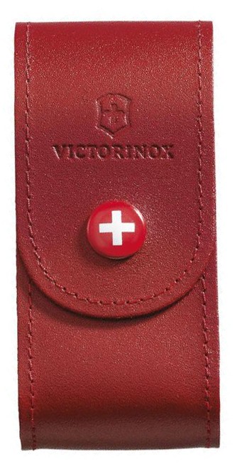 Victorinox Swiss Army Knife-etui i rødt skinn – 15 til 23 deler - Image 2