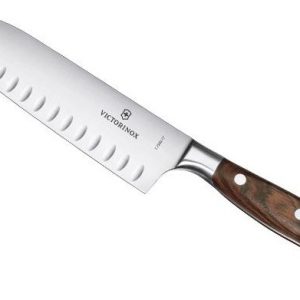 17 cm Victorinox Grand Maître Rosewood smidd Santoku-kniv i rosentre