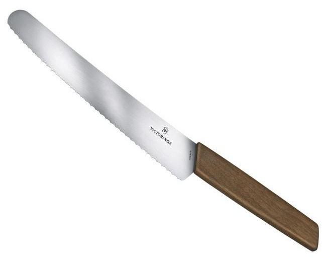 Victorinox Swiss Modern brødkniv 22 cm valnøtt