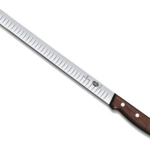 Victorinox Laksekniv i rosentre med honeycomb-blad 30 cm