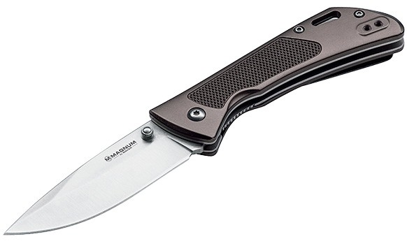 Böker Magnum Advance Checkering Dark Bronze kniv - Image 2