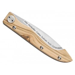 Claude Dozorme kniv Capucin oliventre 4929.O