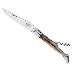 G.David” Laguiole 2-delt kniv 62912 – 12 cm skaft i blondt horn