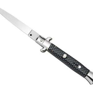Automatisk kniv med karboninnredning
