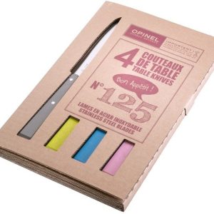 Opinel 4 bordknivsett – Esprit Campagne
