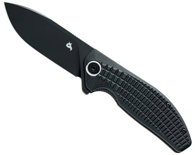 Black Fox Acutus G10 helt svart kniv